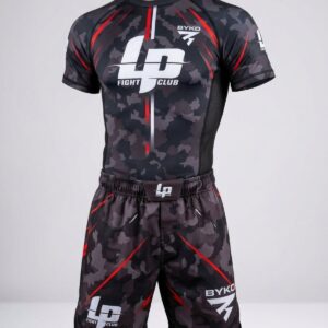 Спортен комплект BYKO x LP FIGHT CLUB – Rashguard с къс ръкав и Шорти (Камуфлаж)